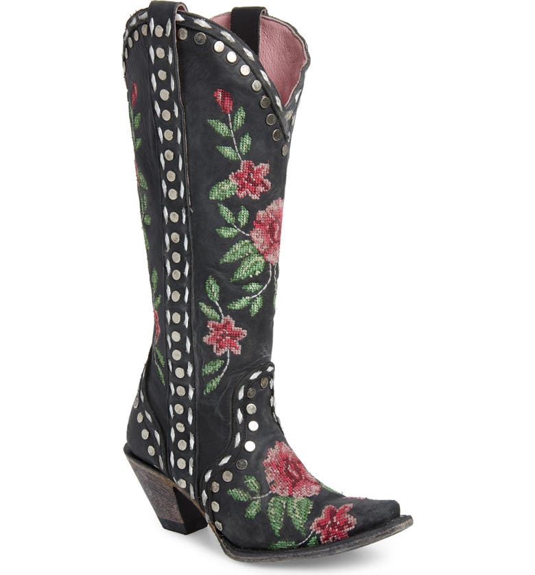Lane Boots x Junk Gypsy Wild Stitch Embroidered Boot | Nordstrom