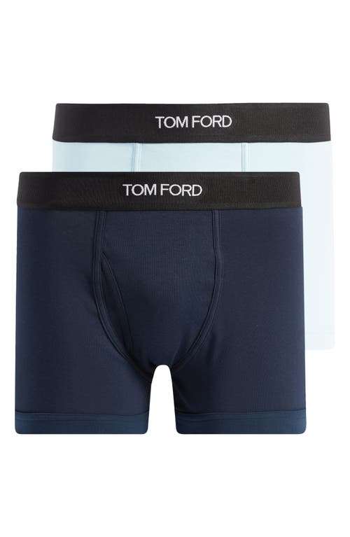 Tom Ford 2-pack Cotton Jersey Boxer Briefs In Multi