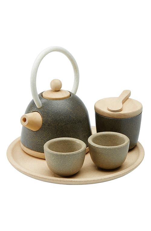 PlanToys Classic Tea Playset in Gray at Nordstrom