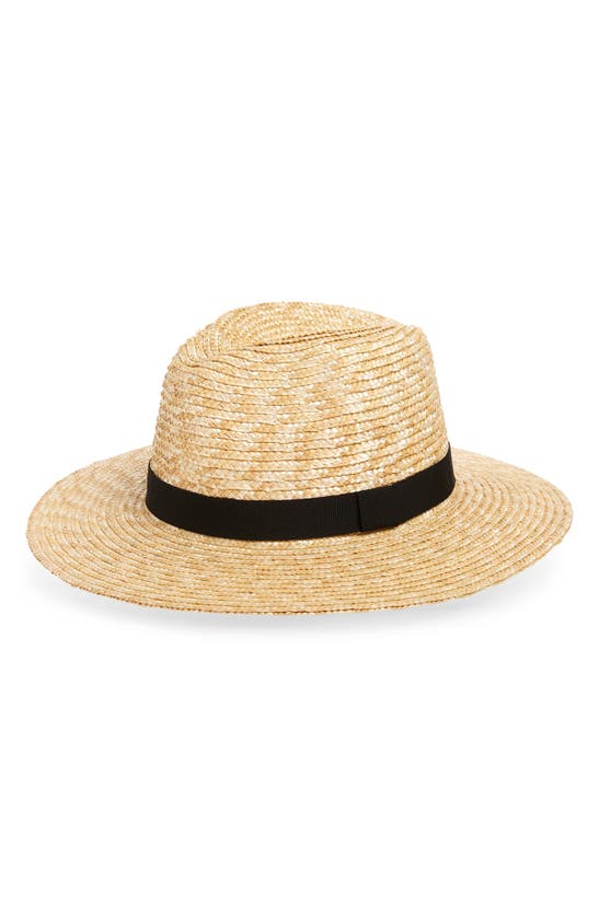 Btb Los Angeles Woven Straw Sun Hat In Natural