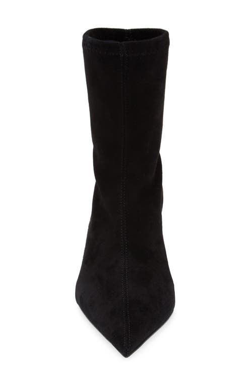 Shop Totême Toteme Pointed Toe Sock Bootie In Black