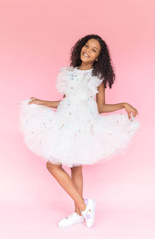 LOLA + THE BOYS LOLA + THE BOYS SHOOTING STAR TULLE DRESS 