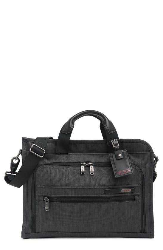 Tumi Slim Deluxe Portfolio Case In Grey