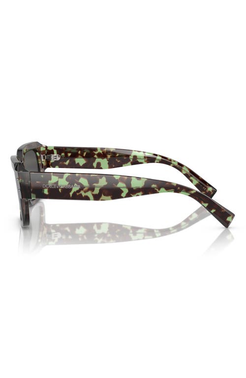 Dolce & Gabbana Dolce&gabbana 56mm Square Sunglasses In Dark Grey