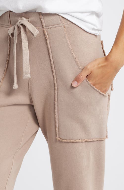 Shop Frank & Eileen Eamon Fleece Jogger Sweatpants In Biscotti