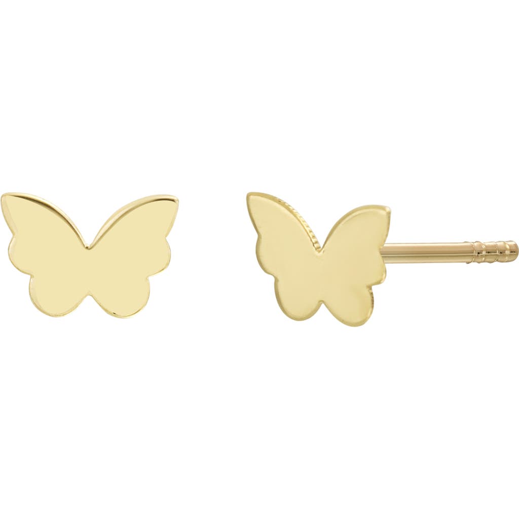 Bony Levy 14k Gold Butterfly Stud Earrings