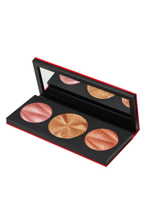 Shop Mac Cosmetics Mac Step Bright Up Extra Dimension Skinfinish Powder Highlighter Palette Usd $54 Value In Medium/deep