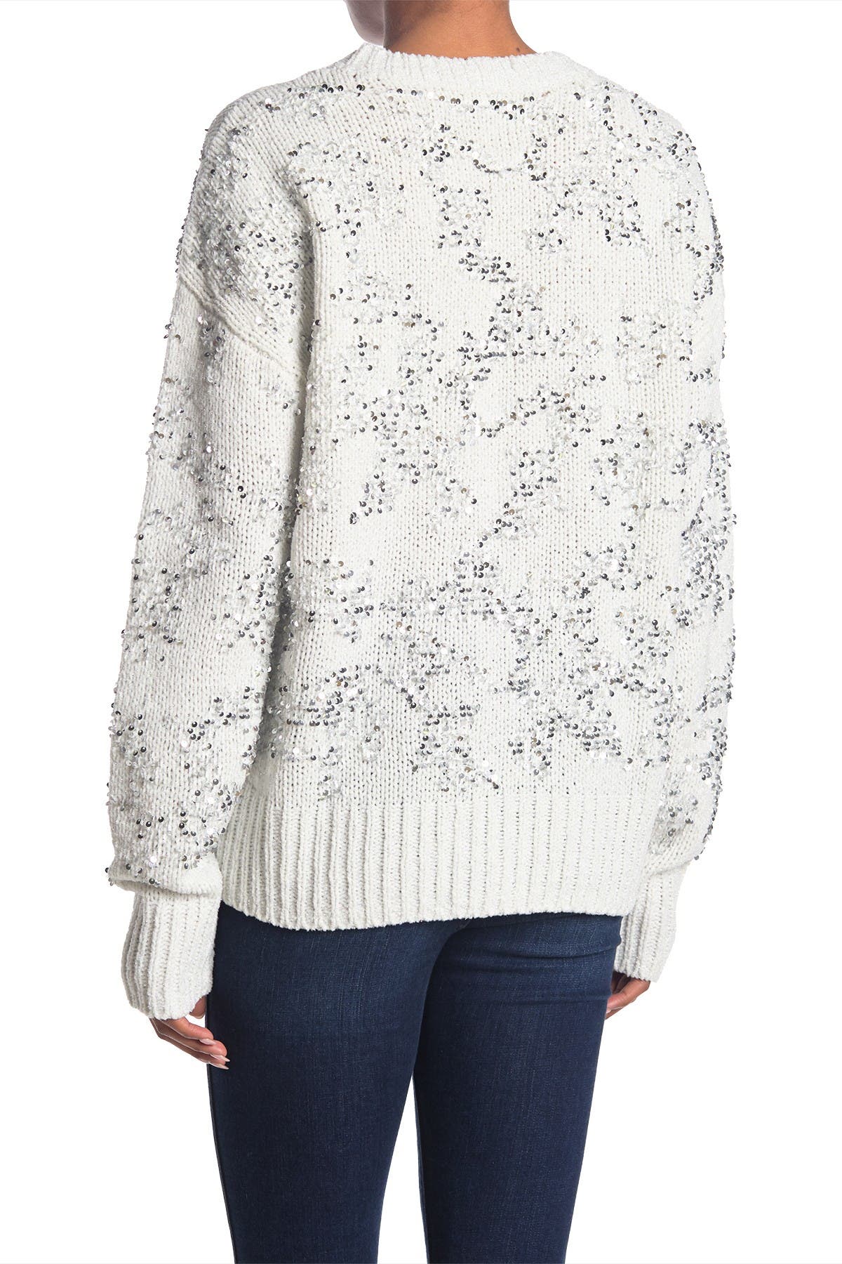 french connection rosemary sequin sweater