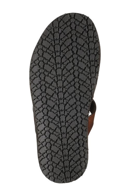Shop Bruno Magli Empoli Slide Sandal In Brown Leather