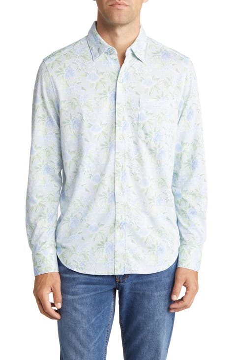 Men's Tampa Bay Rays Tommy Bahama Navy Baseball Bay Button-Up Shirt