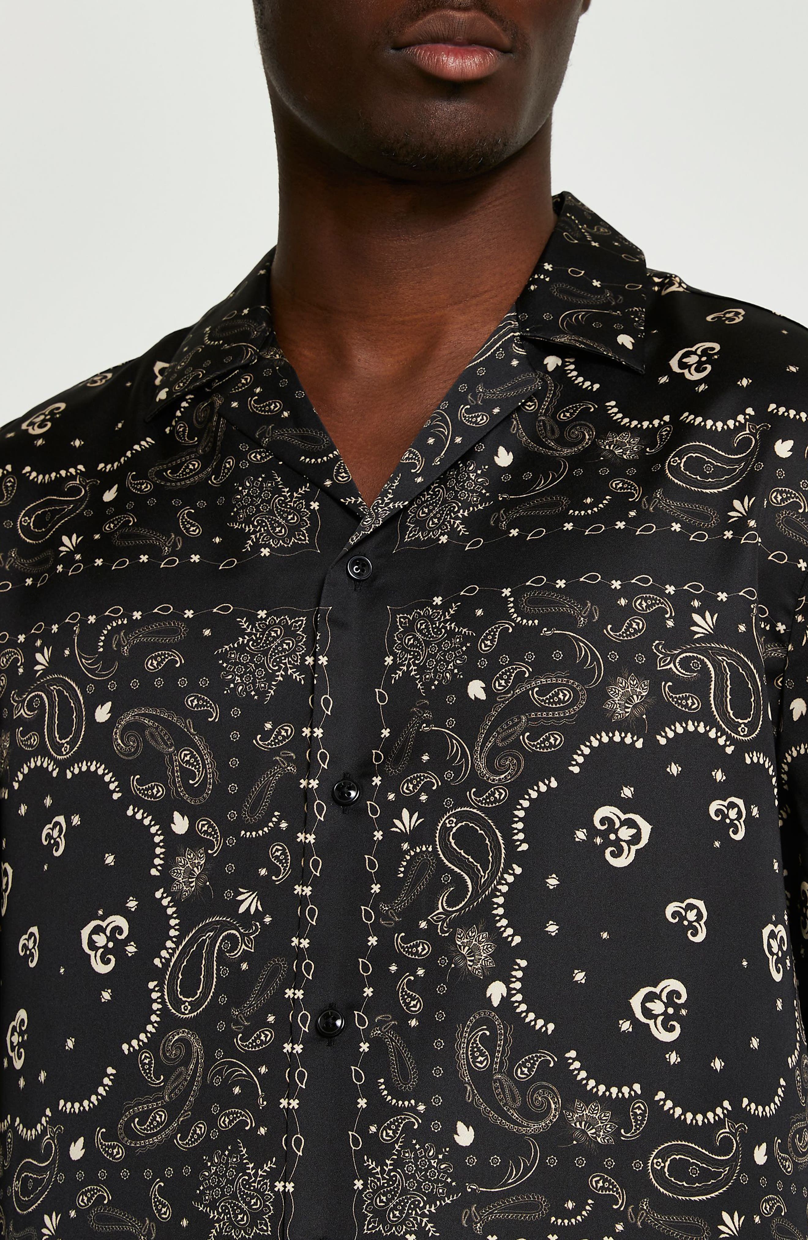 River Island Paisley Short Sleeve 