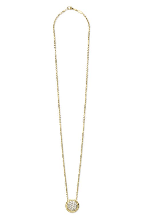LAGOS Meridian Pavé Diamond Pendant Necklace in Gold at Nordstrom