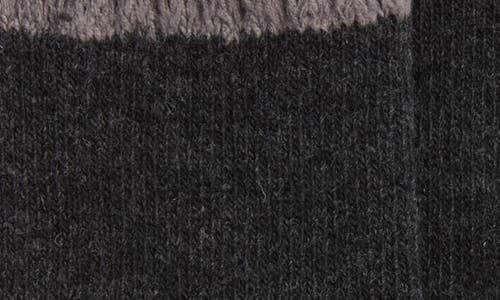 Ugg(r) Camdyn Cozy Quarter Socks In Tar/charcoal