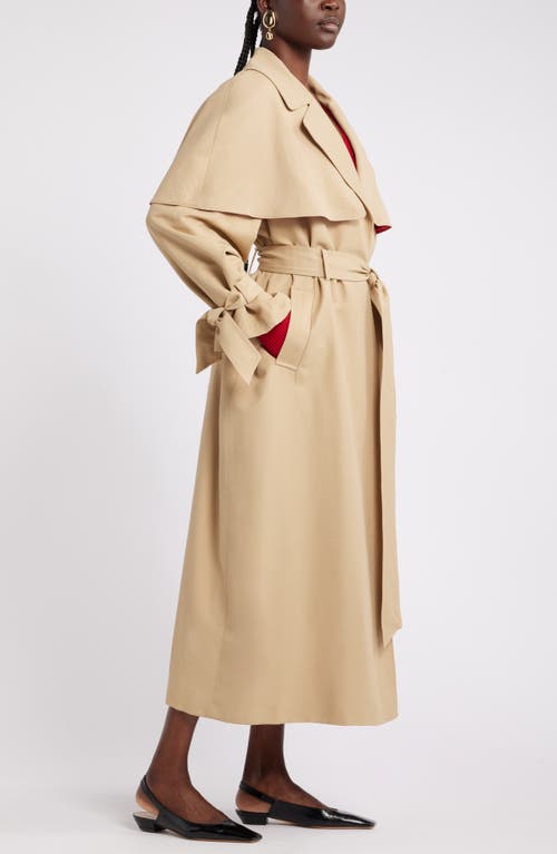 Shop Nordstrom X Harlem's Fashion Row Harbison Trench Coat In Tan Travertine