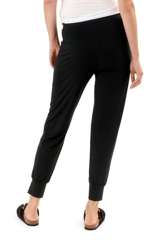 Nom Maternity Soft Maternity Jogger Pants In Black