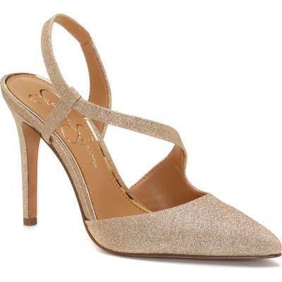 Jessica Simpson Paselle Pump- Metallic