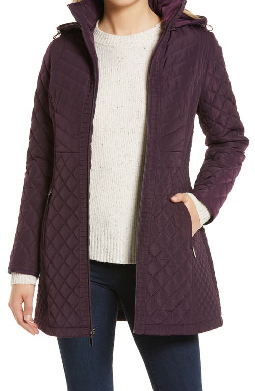 Gallery Quilted Jacket Blackbery at Nordstrom,