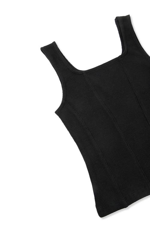 Shop Truce Kids' Seam Front Tank In Black