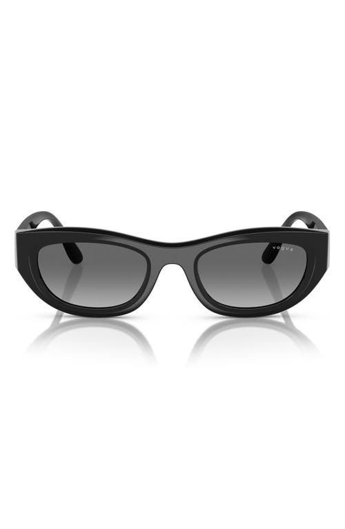 Vogue 51mm Cat Eye Sunglasses In Black