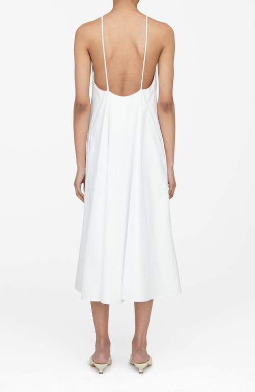 ANINE BING ANINE BING BREE HALTER NECK COTTON DRESS