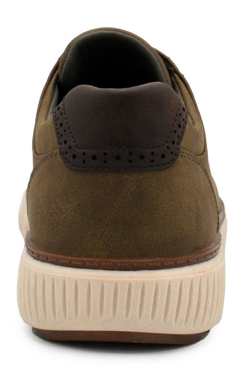 Aston Marc Anson Mens Lace-up Faux Leather Casual And Fashion Sneakers In Brown