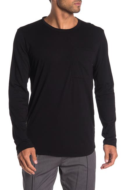 Velvet By Graham Spencer Arnie Pocket Long Sleeve T Shirt Nordstrom Rack