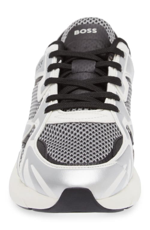 Hugo Boss Boss Owen Runn Sneaker (men)<br> In Silver