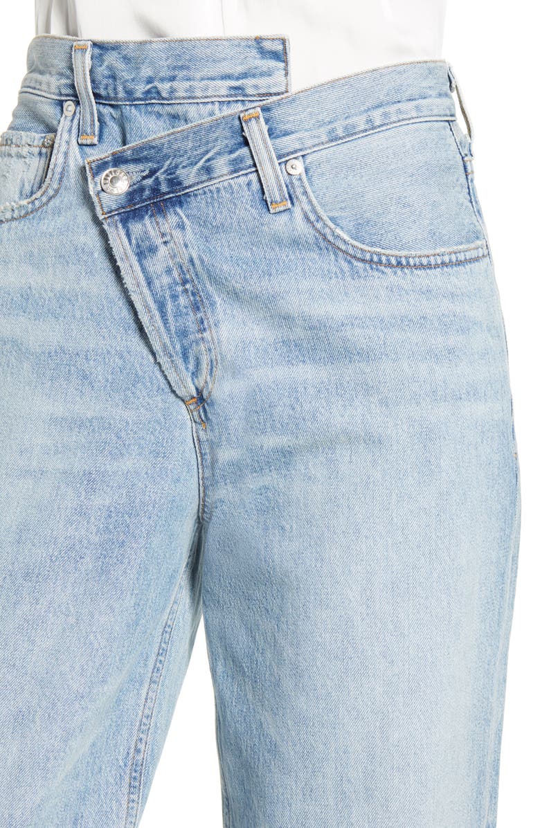 AGOLDE Crisscross Upsize High Waist Jeans | Nordstrom