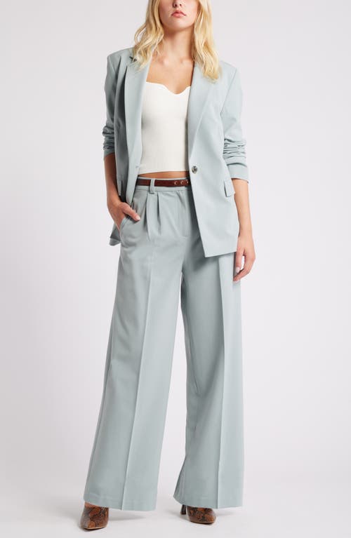 Shop Open Edit Relaxed Fit Blazer In Teal Pond