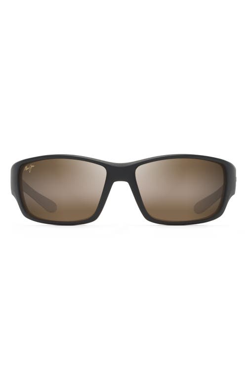 Maui Jim Local Kine 61mm Polarized Sunglasses In Brown