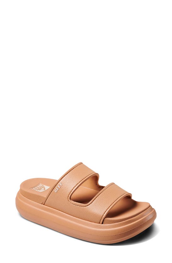 Shop Reef Bondi Platform Slide Sandal In Natural