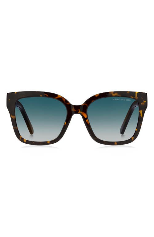 Marc Jacobs 53mm Gradient Square Sunglasses in Beige/Brown Gradient