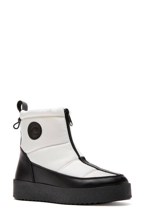 Shop La Canadienne Ethan Waterproof Quilted Bootie In White Leather