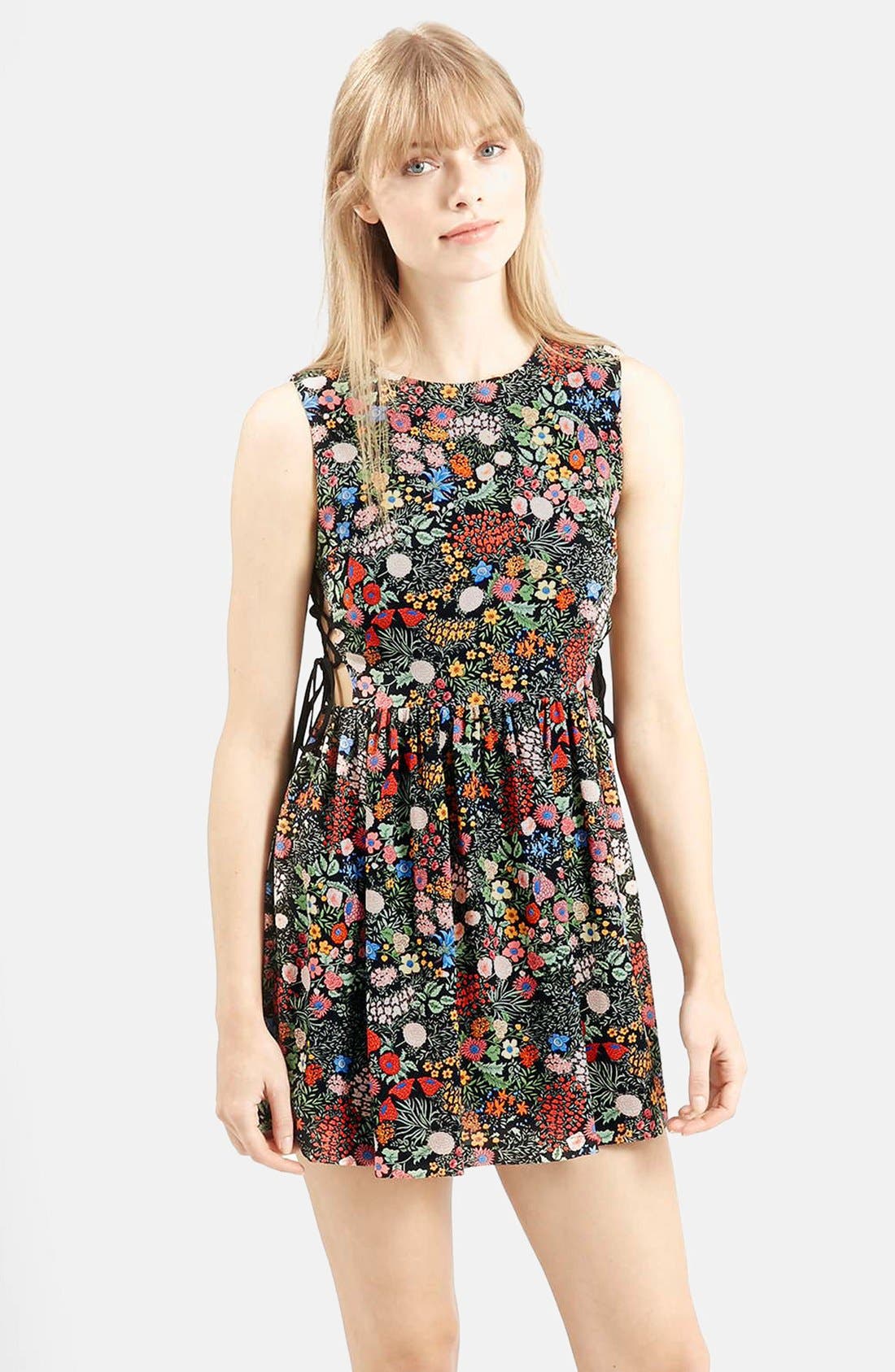 Woodland Print Dress (Petite) Nordstrom