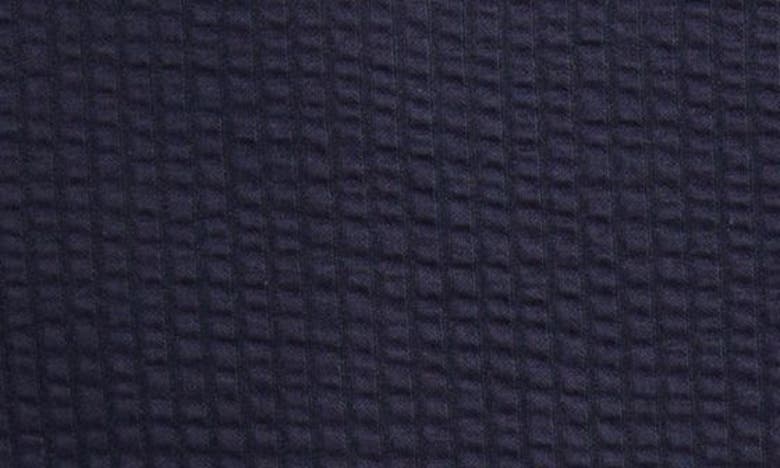 Shop Harris Wharf London Coolmax® Seersucker Sport Coat In Dark Blue