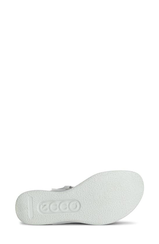 Shop Ecco Flowt Water Resistant Wedge Sandal In White