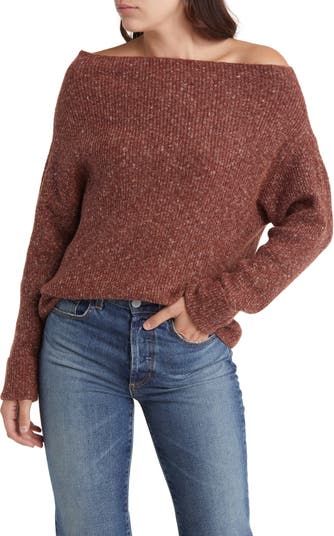 Treasure and bond 2025 one shoulder sweater