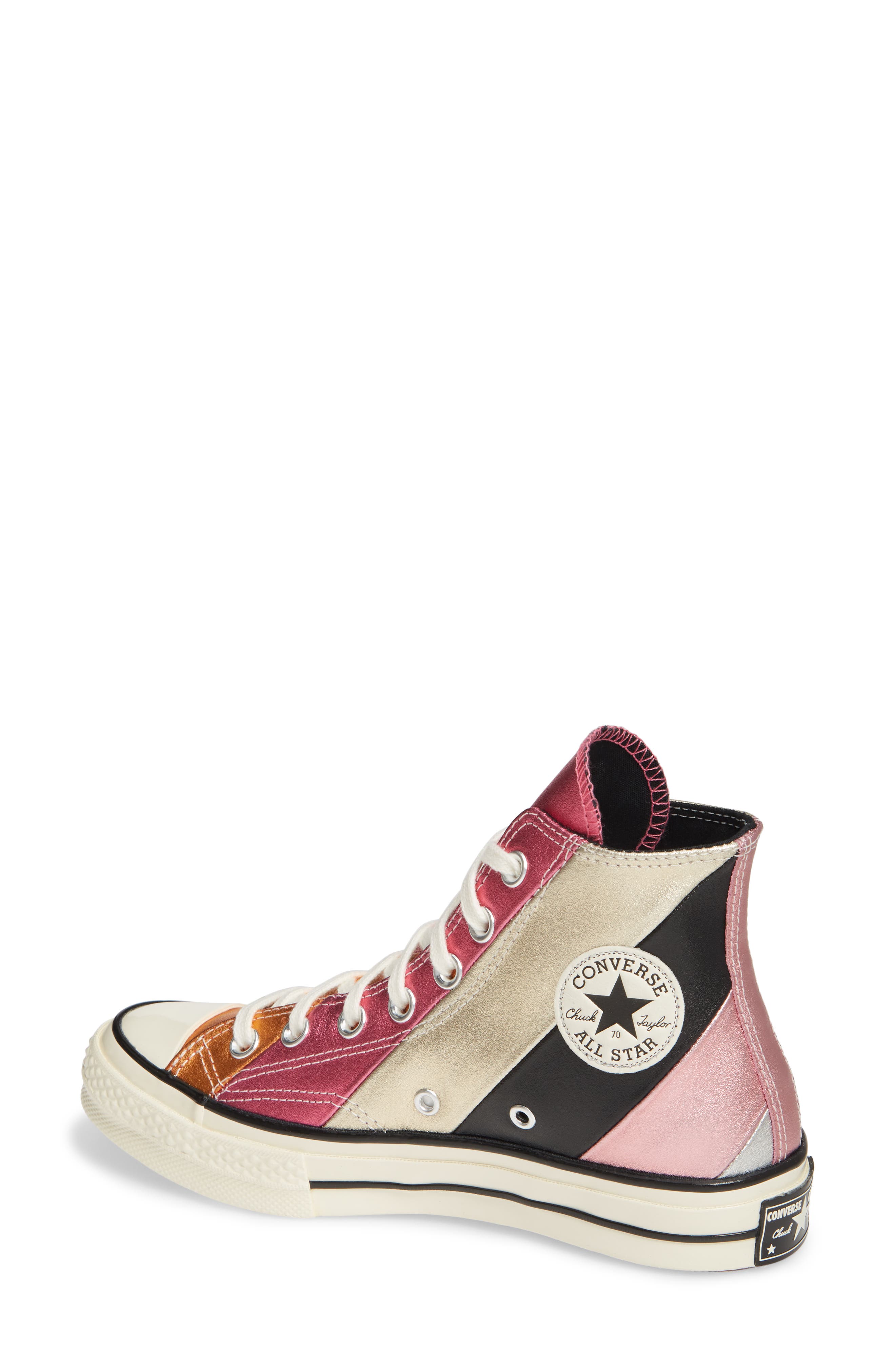 chuck 70 metallic leather high top
