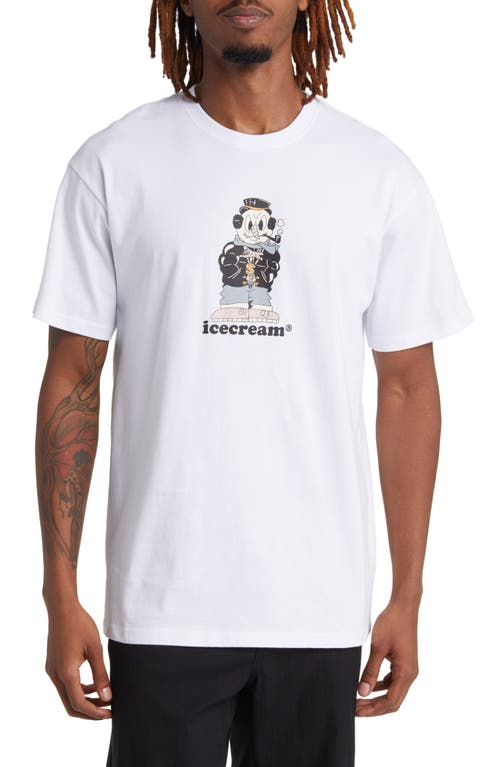 ICECREAM Frosty Cotton Graphic T-Shirt White at Nordstrom,