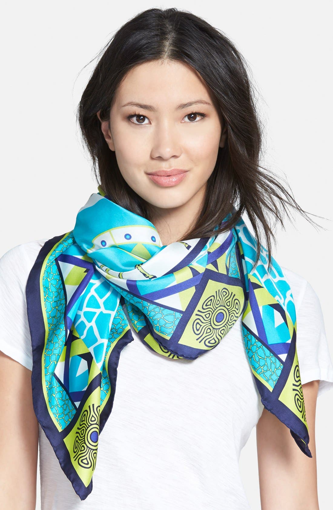 Jonathan Adler 'Animalia' Square Silk Scarf Nordstrom