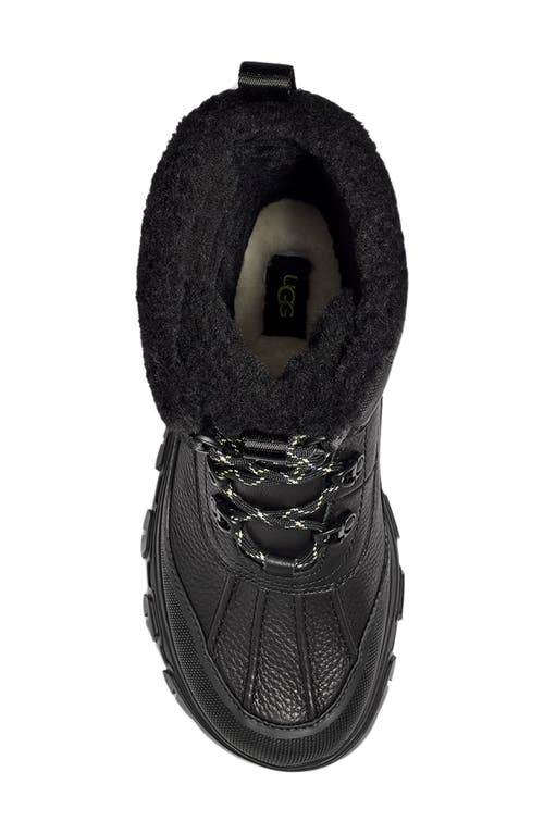 Shop Ugg(r) Adirondack Meridian Waterproof Snow Boot In Black Black