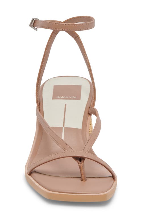 Dolce Vita Banita Ankle Strap Sandal In Cafe Leather