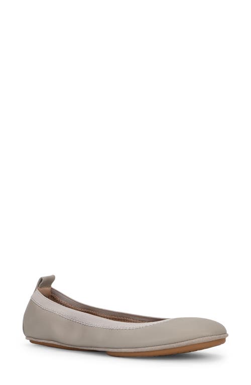 Yosi Samra Samara Foldable Ballet Flat Simply Taupe Leather at Nordstrom,