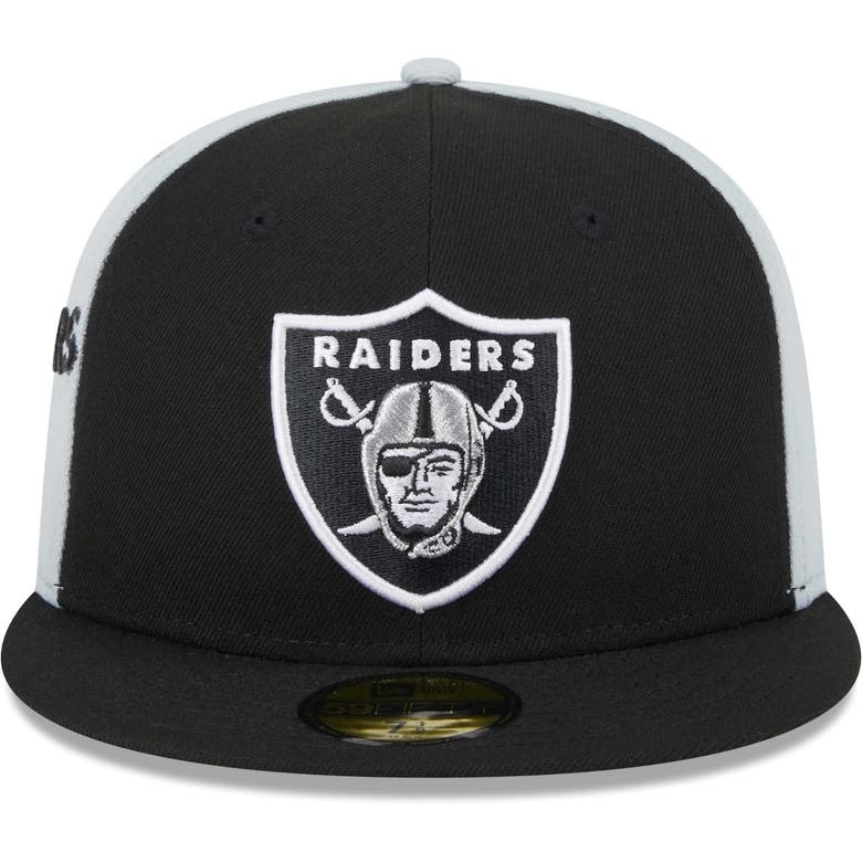 Shop New Era Black Las Vegas Raiders Gameday 59fifty Fitted Hat