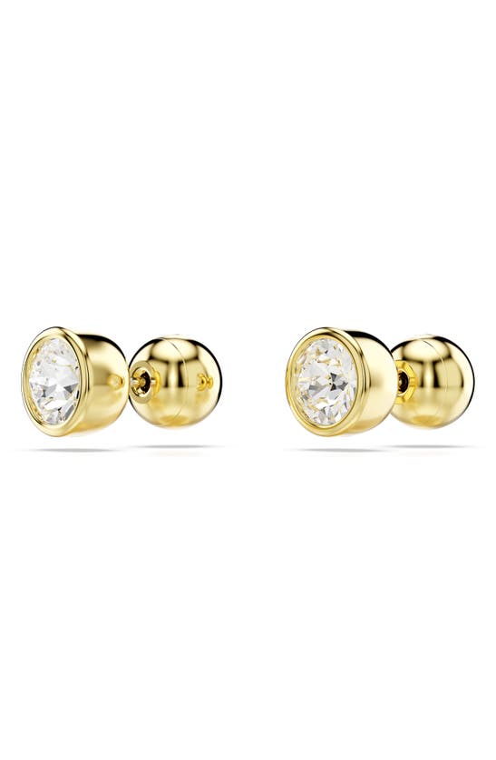 Swarovski Women's Imber Goldtone & Bezel-set Crystal Stud Earrings In Gold