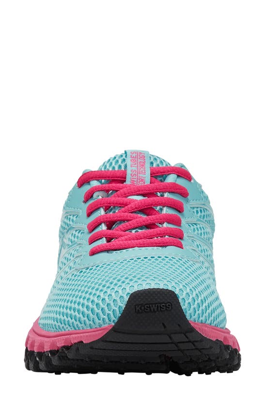 K-swiss Tubes Scorch Athletic Sneaker In Angblu/ Neonpnk/ Blk