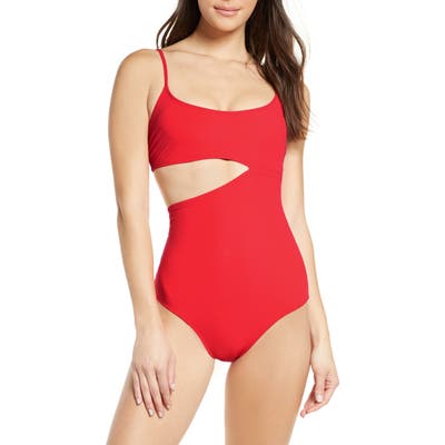 Flagpole Bella One-Piece Swimsuit, Red