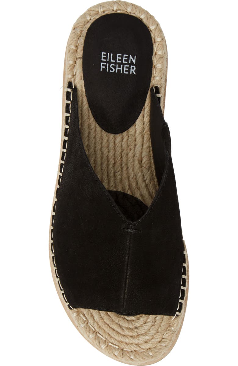 Eileen Fisher Milly Espadrille Slide Sandal, Alternate, color, 