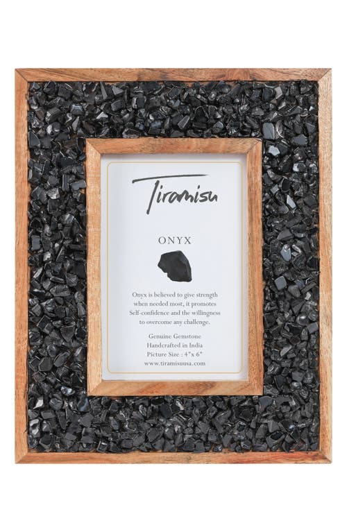 Tiramisu Gemstone Picture Frame In Black