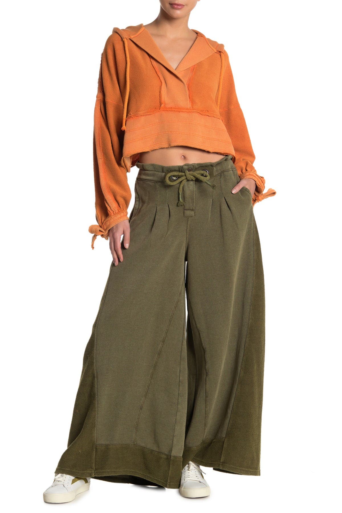 half court wide leg pants